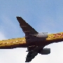 DHL - Boeing 757-236(SF) - G-BMRI "No.1 Best Workplace" sticker & "Delivered with Pride"  tail design<br />OSL - Comfort Inn Runway Hotel Area - 18.7.2023 - 20:05