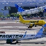 Frontier Airlines - Airbus A320-251N - N385FR "Percy the Florida Panther"<br />Spirit Airlines - Airbus A320<br />United Airlines - Boeing 737-8 MAX - N37605<br />LAS - T1 Short Term Parking - 27.3.2025 - 2:30 PM