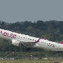 German Airways - Embraer ERJ-190AR - D-AMWO "Adler Modemärkte" special colours - für KLM nach AMS unterwegs<br />DUS - Parkhaus P7 - 29.08.2024 - 14:49