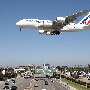 Air France - Airbus A380-861 - F-HPJI<br />LAX - Vicksburg Ave. Skyway - 25.9.2015 - 12:46 PM
