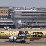 All Nippon Airways - Boeing 777-281ER - JA743A "Star Wars - C-3PO"  special colours<br />HND - Observatory Terminal 3 - 18.03.2024 - 11:18