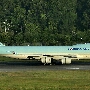 Korean Air Cargo - Boeing 747-4B5F(ER) - HL7602<br />SIN - Crowne Plaza Runway View Room 811 - 17.3.2023 - 7:54