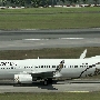 Myanmar National Airlines - Boeing 737-8U3 (WL) - XY-ALV<br />SIN - Crowne Plaza Runway View Room 811 - 17.3.2023 - 11:31