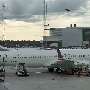 Norwegian Air Sweden - Boeing 737-8 MAX - SE-RTA "Charles Lindbergh"  tail design<br />Norwegian Air Sweden - Boeing 737-84P(WL) - SE-RXB "UNICEF"  tail design<br />ARN - Sky City - 17.7.2023 - 19:41