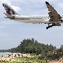 Qatar Airways - Airbus A330-302 - A7-AEG<br />HKT - Mai Khao Beach - 21.3.2023 - 13:25