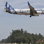 SCAT Airlines - Boeing 737-8MAX - UP-B3737 - kam aus Taraz in Kazakhstan<br />HKT - Mai Khao Beach - 21.3.2023 - 13:14