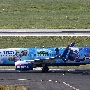 SunExpress - Boeing 737-8HC(WL) - TC-SNU "Shaun das Schaf - UFO-Alarm (Shaun the Sheep - Farmageddon)" special colours<br />DUS - Parkdeck P7 - 20.9.2020 - 17:20