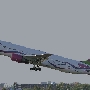 Sunday Airlines - Boeing 767-332ER  - UP-B6703<br />HKT - Louis' Runway View Hotel Zimmer 403 - 20.3.2023 - 18:41<br />eine Airline aus Kazakhstan