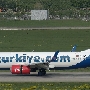 Mavi Gök Airlines (MGA) - Boeing 737-8K5(WL) - TC-MGD. Die ehemalige Hapag Lloyd D-AHFI<br />DUS - Parkhaus P7 - 14.04.2024 - 11:26