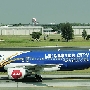 Thai Air Asia - Airbus A320-216 - HS-ABV "Leicester City Football Club" special colours<br />DMK - Terminal 2 Gate 56 - 27.903.2023 - 15:03