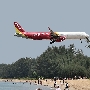 Thai VietJet Air - Airbus A321-211 - HS-VKJ<br />HKT - Mai Khao Beach - 21.3.2023 - 12:46