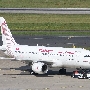 Tunisair - Airbus A320-214 - TS-IMT "Aziza Othmana" "70 Years Tunisair" Sticker<br />DUS - Parkhaus P7 - 23.9.2021 - 12:12