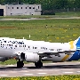 Ukraine International - Boeing 737-8AS - UR-PSU<br />DUS - Besucherterrasse - 26.4.2019