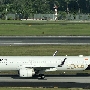 Vistara - Airbus A321-251N - VT-TVE "50 Aircraft Strong" sticker<br />SIN - Crowne Plaza Runway View Room 811 - 17.3.2023 - 8:58