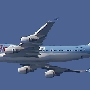 Corsair - Boeing B747-400 -  zur TUI-Gruppe gehörend. Den Flieger habe ich über Anguilla "abgeschossen", ein paar Minuten vor der Landung auf St. Maarten.<br />SXM - Grand Case - 2.2.2007
