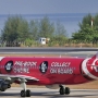 Air Asia - Airbus A320-214 - 9M-AHY ""BIG Duty Free" special colours"<br />HKT - 29.3.2023 - Louis' Runway View Hotel Zimmer 403 - 7:59