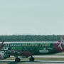 Air Asia - Airbus A320-216 - 9M-AQZ "Save our Malayan Tiger" special colours <br />KUL - 26.3.2023 - KLIA2 Gate Q19 - 17:02