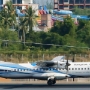 Bangkok Airways - ATR - 72-600 - HS-PZD<br />HKT - 21.3.2023 - Louis' Runway View Hotel Zimmer 403 - 10:06