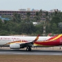 Hainan Airlines - Boeing 737-84P(WL) - B-1491<br />HKT - 22.3.2023 - Louis' Runway View Hotel Zimmer 403 - 18:28