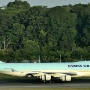 Korean Air Cargo - Boeing 747-4B5F(ER) - HL7602<br />SIN - 17.3.2023 - Crowne Plaza Runway View Room 811 - 7:54