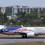 Malaysia Airlines -  Boeing 737-8H6 - 9M-MXM<br />HKT - 21.3.2023 - Louis' Runway View Hotel Zimmer 403 - 12.12