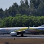 Nok Air - Boeing 737-8AL - HS-DBZ/Nok Napa Proud<br />HKT - 22.3.2023 - Louis' Runway View Hotel Zimmer 403 - 16:11