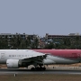 Pegas Fly - Boeing 777-2Q8(ER) - RA-73272 - aus Moskau kommend<br />HKT - 21.3.2023 - Louis' Runway View Hotel Zimmer 403 - 19:03