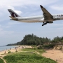 Qatar Airways - Airbus A330-302 - A7-AEG<br />HKT - 21.3.2023 - Mai Khao Beach - 13:25