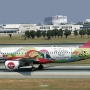 Thai Air Asia - Airbus A320-216 - HS-ABR "Amazing New Chapter" special colours <br />DMK - 27.903.2023 - Terminal 2 Gate 56 - 14:13