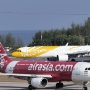 Thai Air Asia - Airbus A320-216 - HS-BBV<br />Scoot - A321-271NX - 9V-NCJ/Singapoliday<br />HKT - 27.3.2023 - Louis' Runway View Hotel Zimmer 403 - 9:38