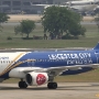 Thai Air Asia - Airbus A320-216 - HS-ABV "Leicester City Football Club" special colours<br />DMK - 24.3.2023 - International Terminal Viewing Mall - 13:54