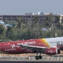 Thai VietJetAir - Airbus A320-214 (WL) - HS-VKA "Welcome to Thailand" special colours <br />HKT - 28.3.2023 - Louis' Runway View Hotel Zimmer 403 - 8:06