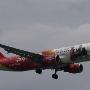 Thai Vietjet Air - Airbus A320-214 - HS-VKE "SkyBoss" special colours<br />HKT - 21.3.2023 - Mai Khao Beach - 13:29