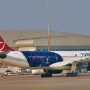 Turkish Airlines - Airbus A330-343 - TC-JNM "UEFA Champions League"  special colours<br />BKK - 23.3.2023 - Taxiway - 18:36