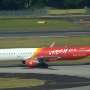 VietJetAir - Airbus A321-211 (WL) - VN-A657<br />SIN - 17.3.2023 - Crowne Plaza Runway View Room 811 - 9:59