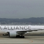 19.03.2024 - ANA - Boeing 767-381ER - Osaka/Kansai - Tokio/HND - ANA992 - JA614A "Star Alliance" special colours - 22A - 1:02 Std.