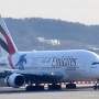 Emirates - Airbus A380-861 - A6-EOC "Mohammed bin Rashid Space Centre"  sticker - mit Handy aus dem Flugzeugfenster geknipst<br />INC - 13.04.2024 - 16:37
