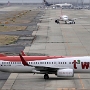 t'way Air - Boeing 737-8AS(WL) - HL8323<br />KIX - Sky View - 19.03.2024 - 11:30