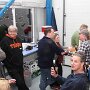 Uli, Micki (Mikra), Lal@, Steffen, Maja,Otto, Waldi, Erny. Weiter Reiner und muhtsch sowie Heiner's Hinterkopf. 