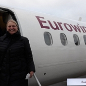1.1.2019 - Genève - Düsseldorf - Eurowings - Bombardier Dash 8-Q400 - EW9747 - D-ABQP - 5A - 1:27 Std.- Swissair operated by Eurowings for Germanwings ausgeführt von LGW