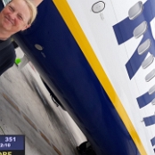16.6.2019 - Malaga - Düsseldorf - Ryanair - Boeing B737-8AS - EI-GJN - OE351 - 17F/Exit- 2:47 Std.