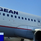 VolkerFly - 17.08.2022 - Aegean Airlines - Airbus A320-232 - Korfu - Athen - A3 283 - SX-DVM - 6F - 0:48 Std.