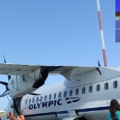 VolkerFly - 17.8.2022 - Olympic Air - ATR 72-600 - Athen - Santorini - A3 368 - SX-OBJ - 3A - 0:39 STD.