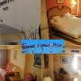 05.-12.05.2008 - Hotel Acapulco - Playa de Palma/Mallorca<br />562 € für 7 Nächte = 80,28 € pro Nacht HP<br />Das uns zuerst zugewiesene Zimmer war nach einem Regenschauer überflutet, wir bekamen deshalb ein upgrade auf eine sogenannte Junior Suite.<br />Privilegierte Zimmer mit Blick aufs Meer, die aus drei Räumen bestehen: einem geräumigem Wohnzimmer, einem vollständig eingerichtetem Schlafzimmer und einem Badezimmer.