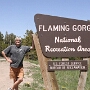 Flaming Gorge - Staudamm, Stausee und Erholungsgebiet nördlich von Vernal.<br />Besucht am 26.5.2014