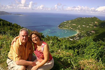 Blick auf die Cane Garden Bay - Tortola Blick auf die Cane Garden Bay - Tortola