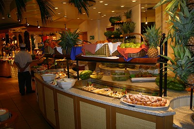 Buffet auf der AIDAvita Buffet auf der AIDAvita