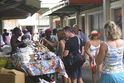 Markthalle in Castries - St. Lucia