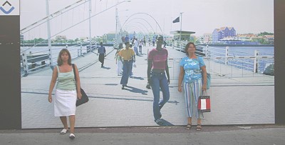 Die Queen Emma Brücke wird renoviert Die Queen Emma Brücke wird renoviert