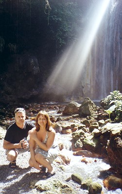Claudia und Klaus auf St. Lucia -  2005